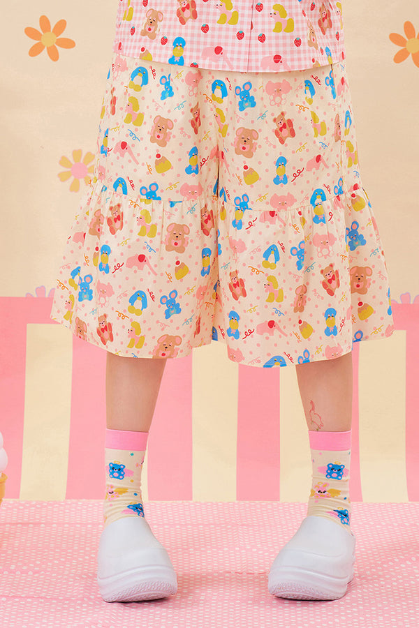 Elastic Waist Shorts