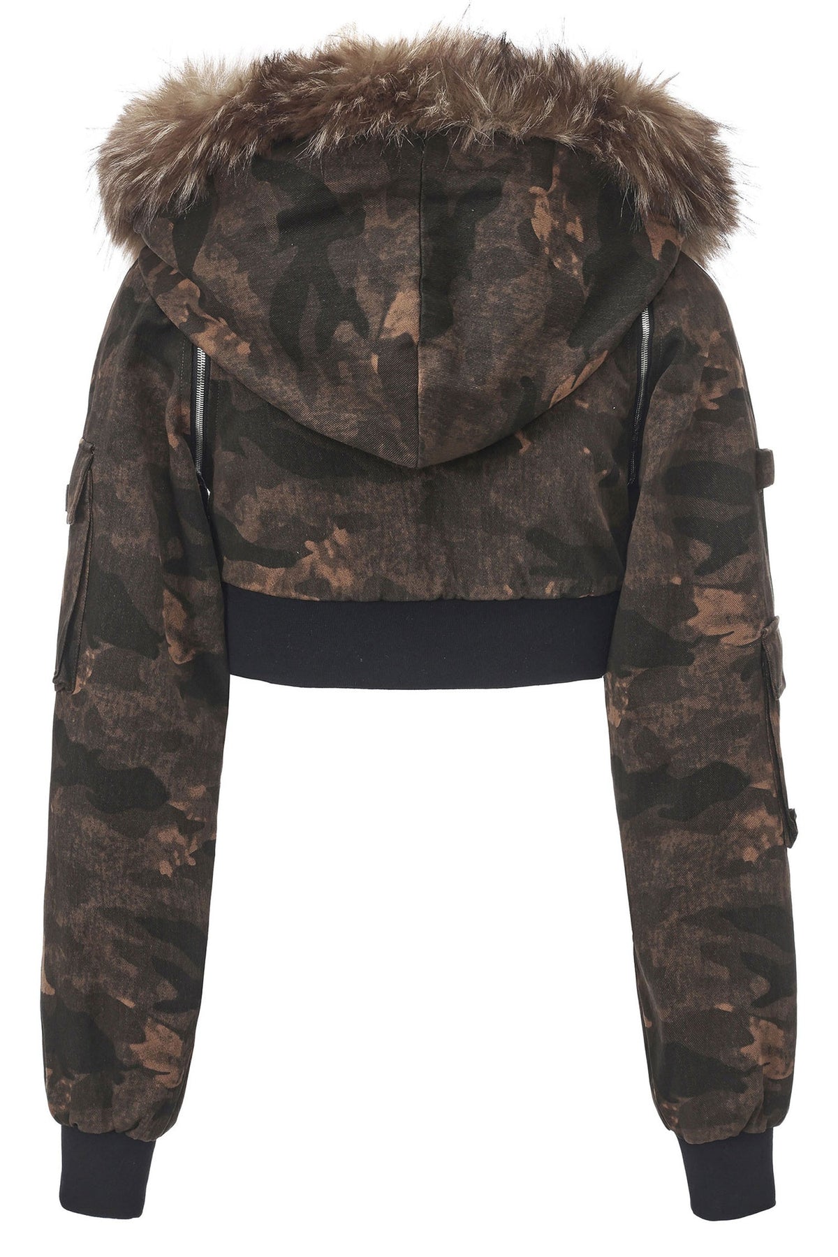 Camouflage Jacket and Skirt Set-Up