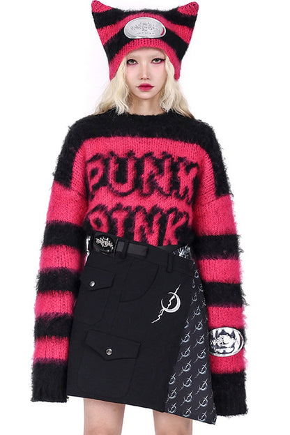 Y2K Rotating Buckle Skirt