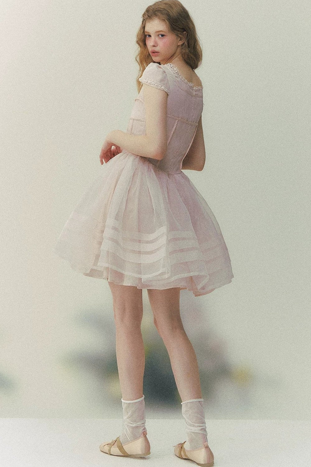 Abito a Maniche Puff Ballet Dreamland