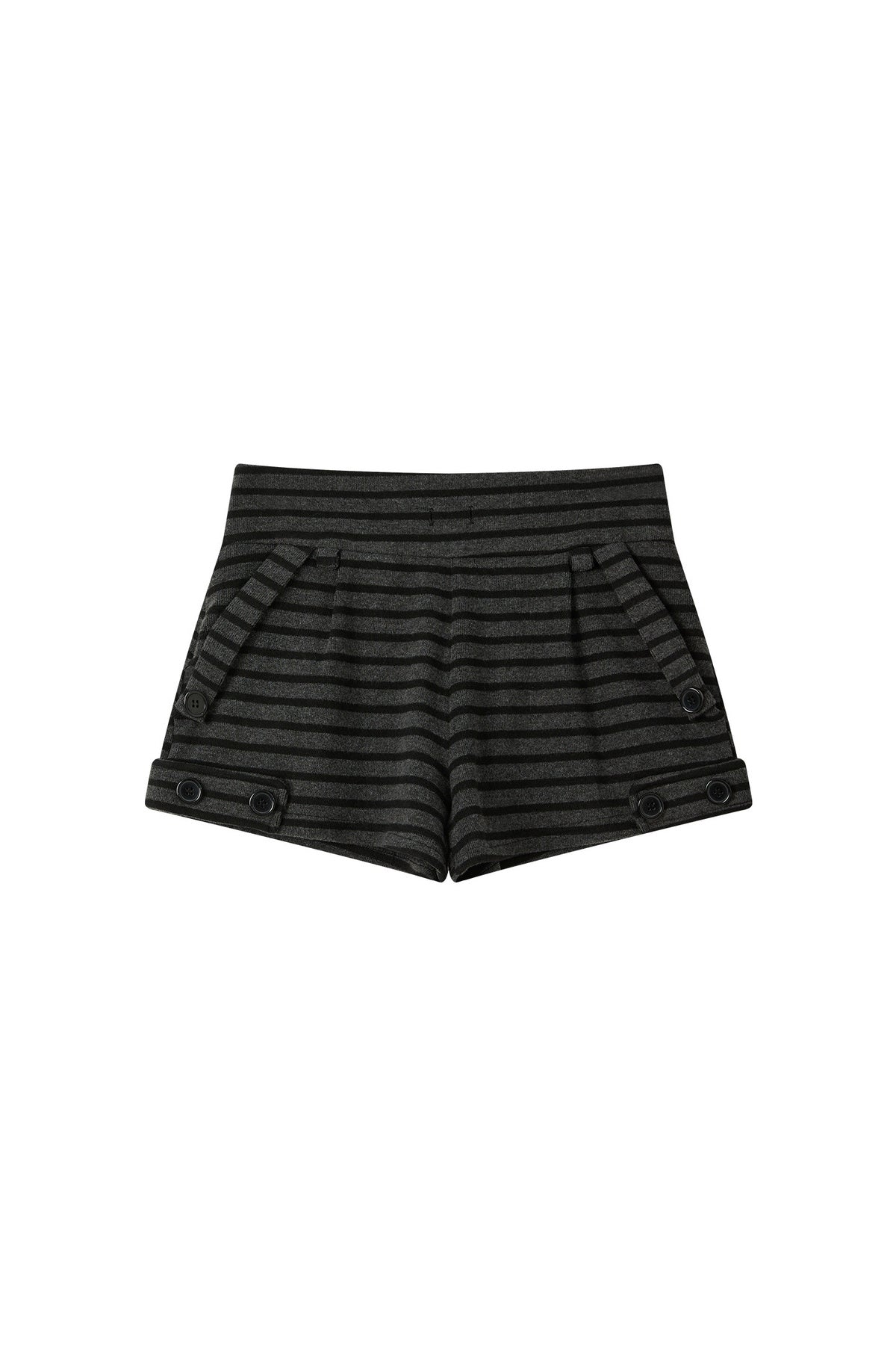 Slim-Fit Striped Shorts