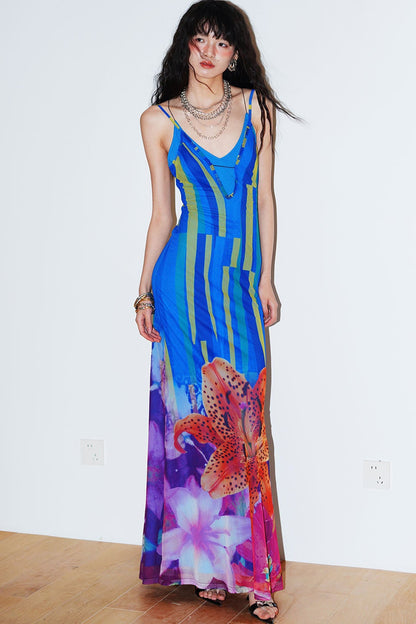 Western Vibe Slim Camisole Dress