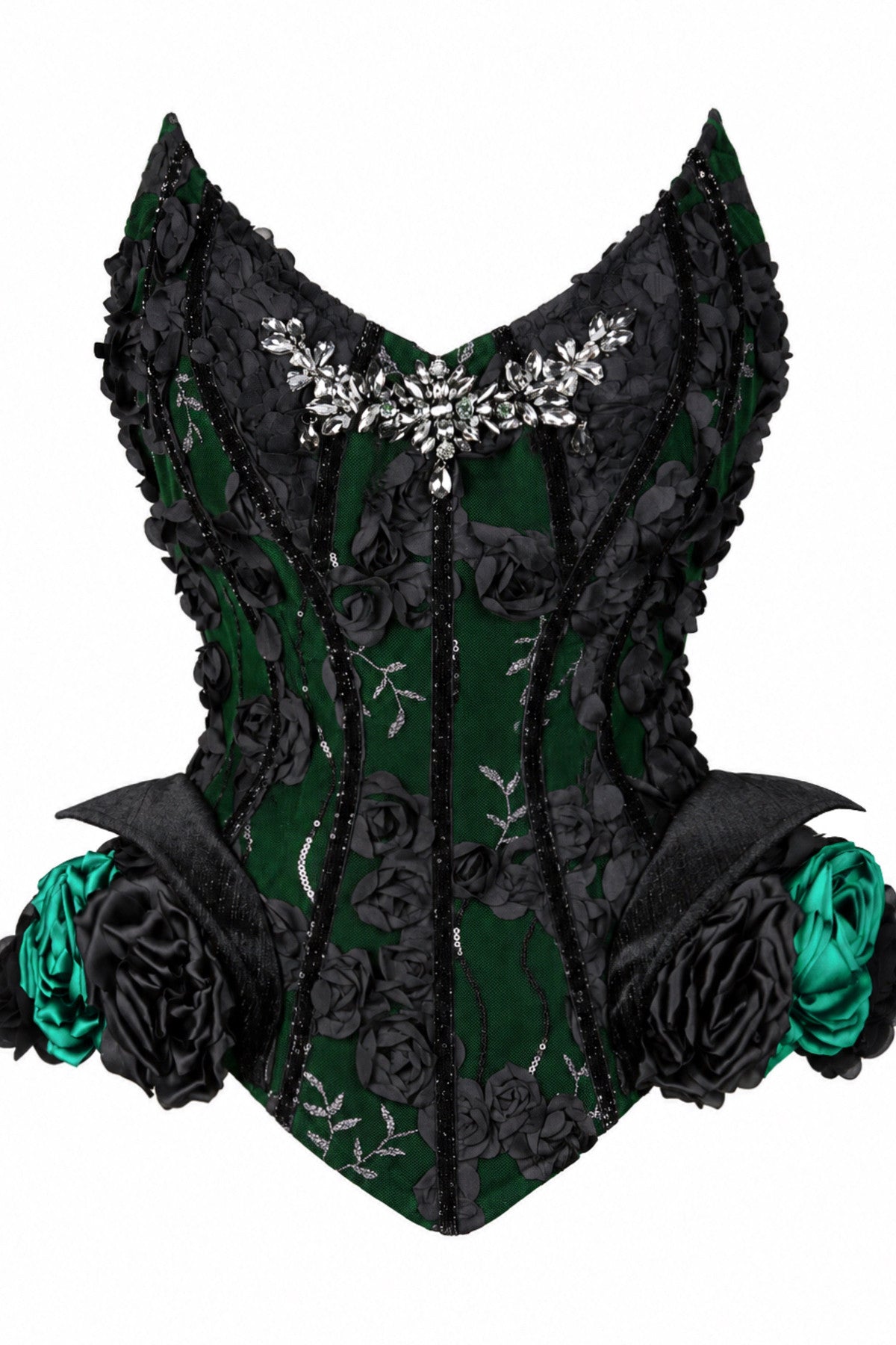 Gothic Fishbone Lace Corset Set-Up
