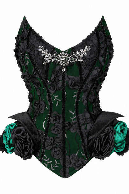 Gothic Fishbone Lace Corset Set-Up