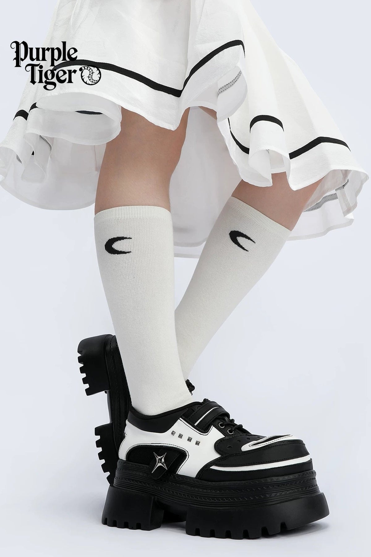 Gothic Functional Platform Leather Shoes