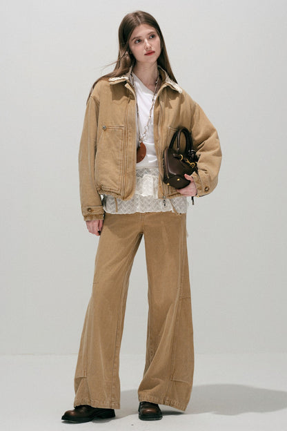 Detachable Hood Parka Jacket