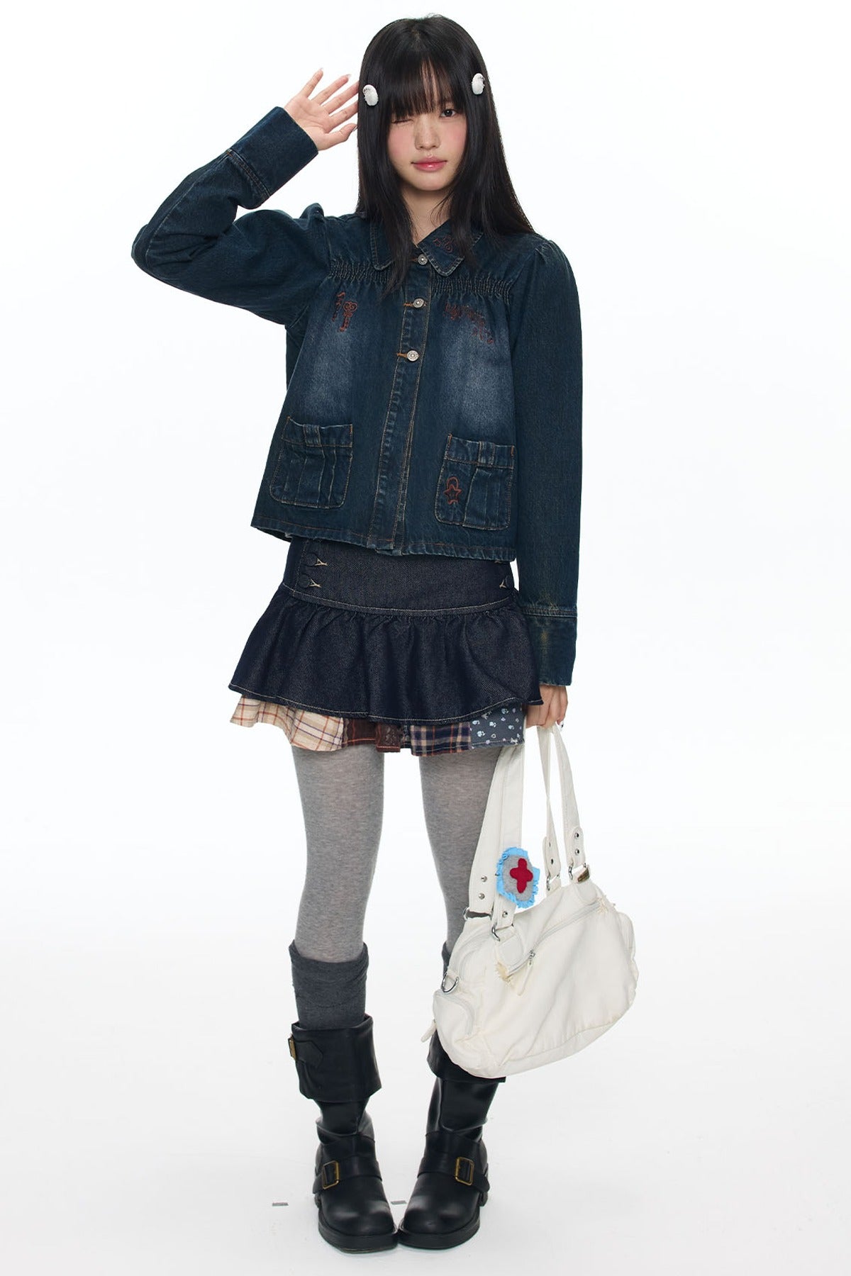 Embroidered Denim Jacket