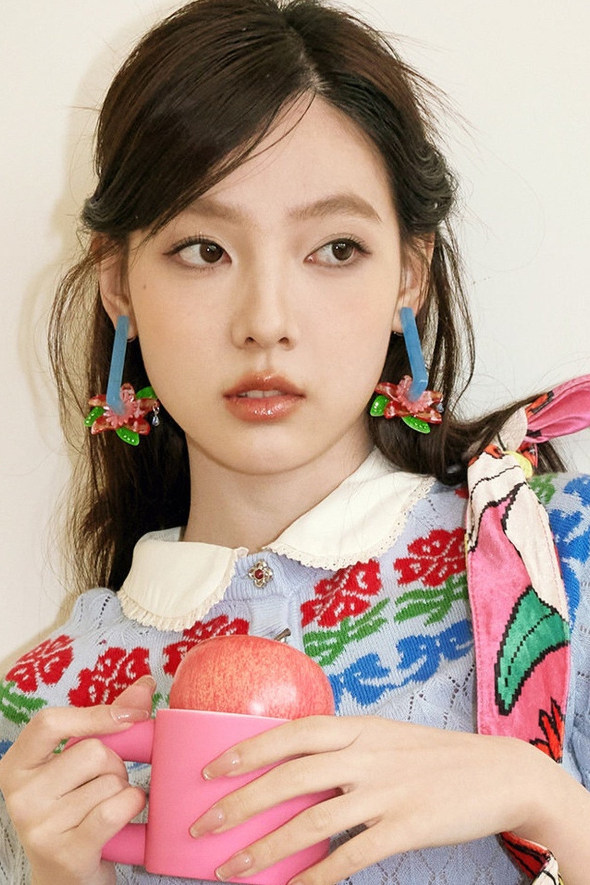 3D Acrylic Flower Earrings