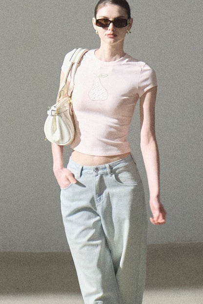 Lace Short Sleeve Top