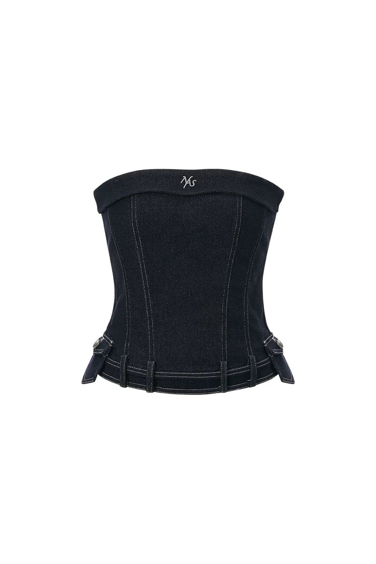 Wanderer Denim Collar Top
