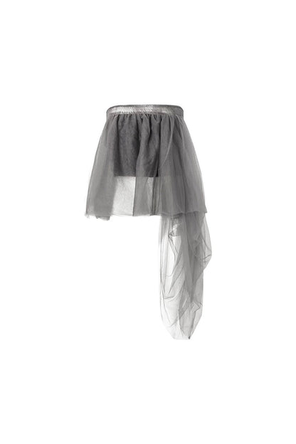Layered Mesh Tube Top and Skirt Set-Up