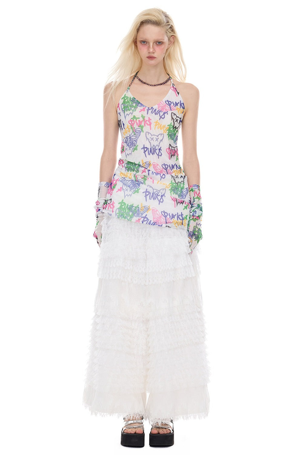 Graffiti Print Dress