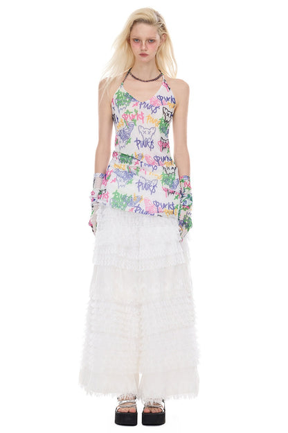 Graffiti Print Dress