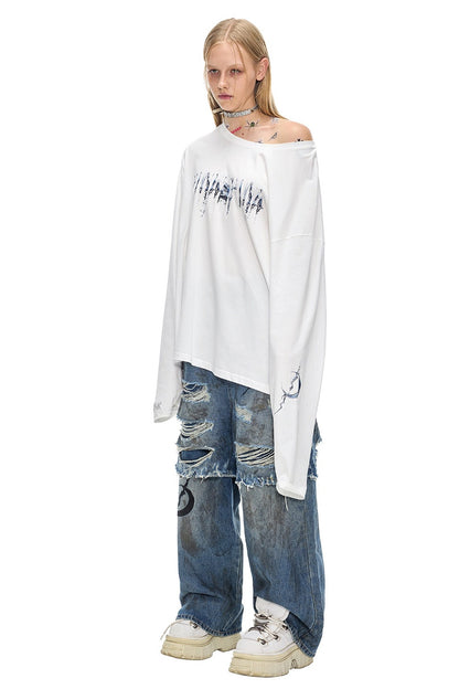 Punk-T-Shirt im Light-Subkulturstil