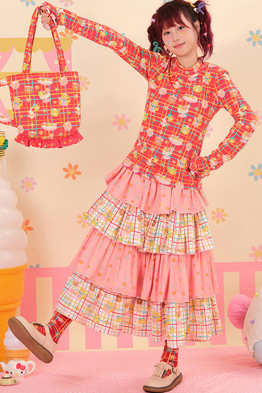 Showa Dessert House Stretch Knit Top