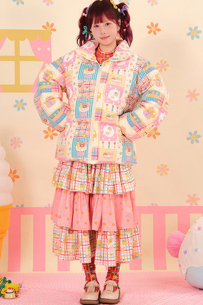 Showa Shop piumino d'anatra bianco