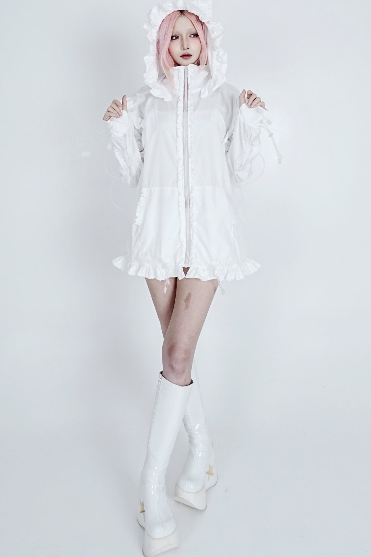 Cat Ear Ruffle Sun Jacket