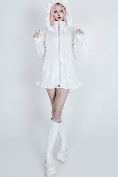 Cat Ear Ruffle Sun Jacket