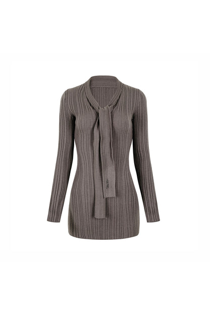 Tie Detail Knit Dress