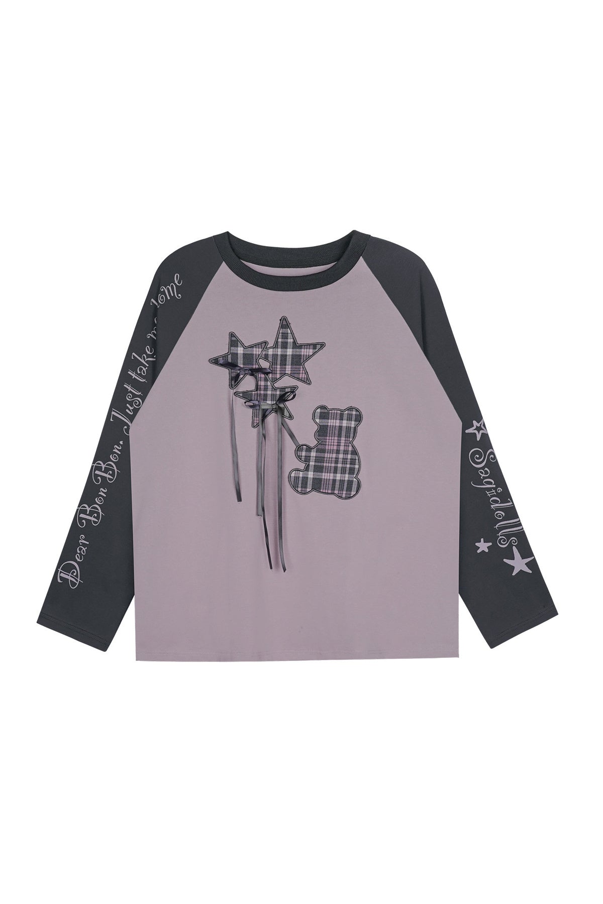 Balloon Bear Raglan Sleeve T-shirt