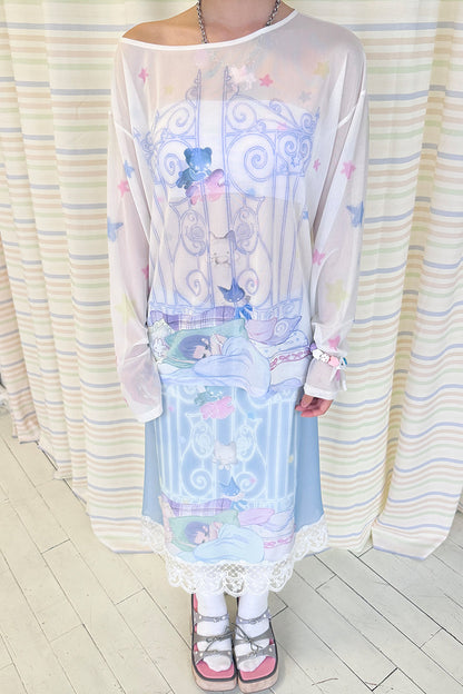 Dream Core Mesh Cover-Up Top