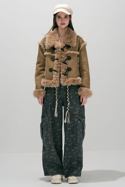 Caramel Eco-Fur Coat