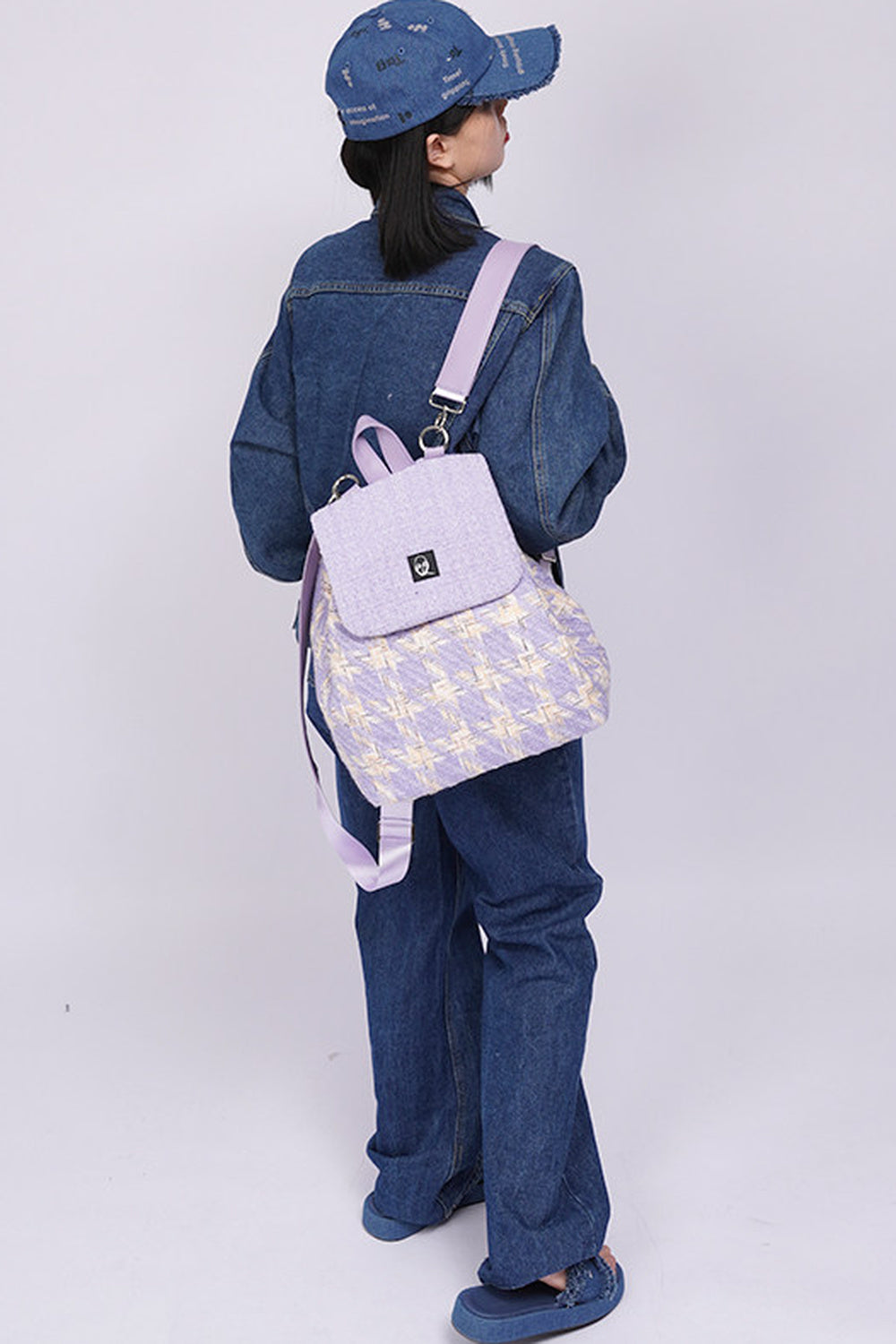 Y2K Furry Crossbody Backpack