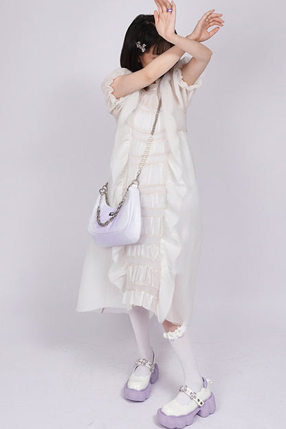 Macaron Graffiti Crossbody Bag