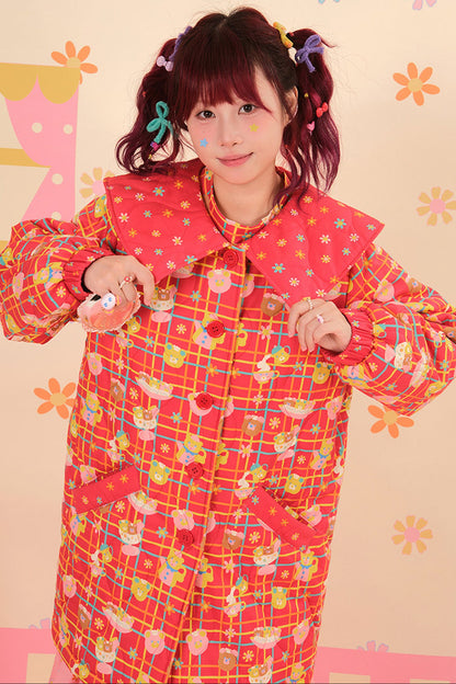 Showa Dessert Quilted Cotton Coat