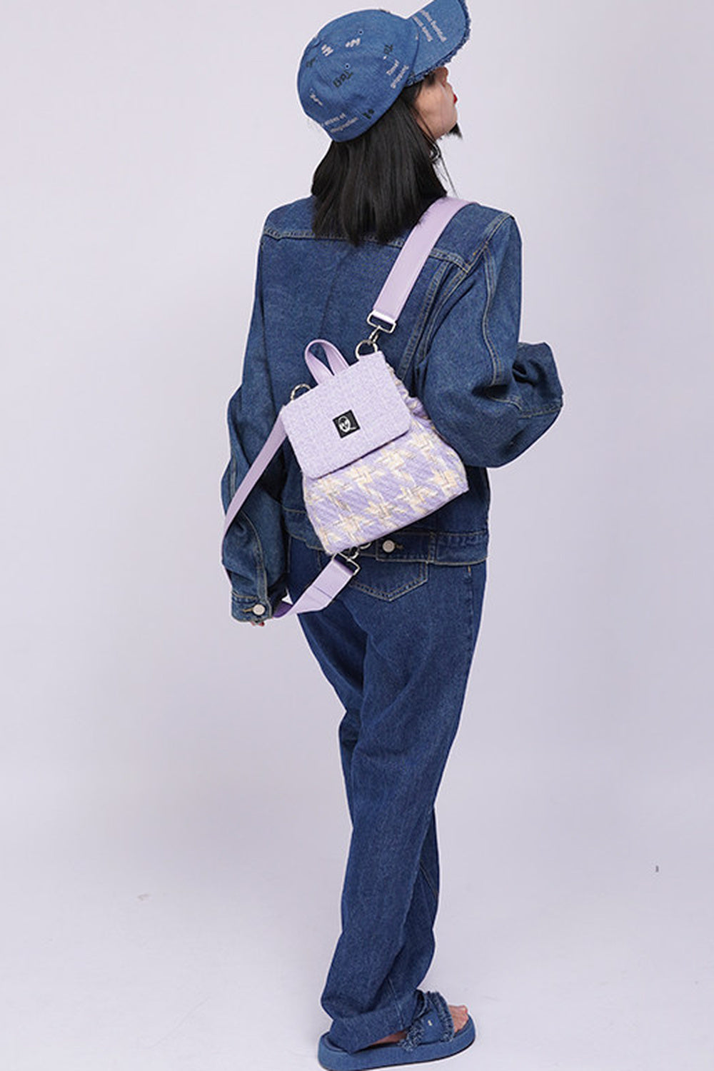 Y2K Furry Crossbody Backpack