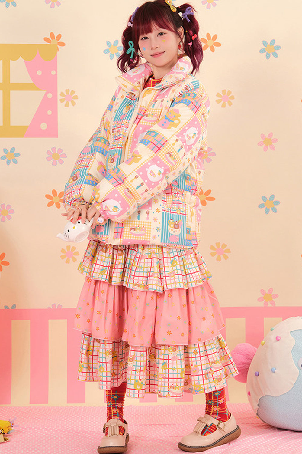 Showa Shop piumino d'anatra bianco