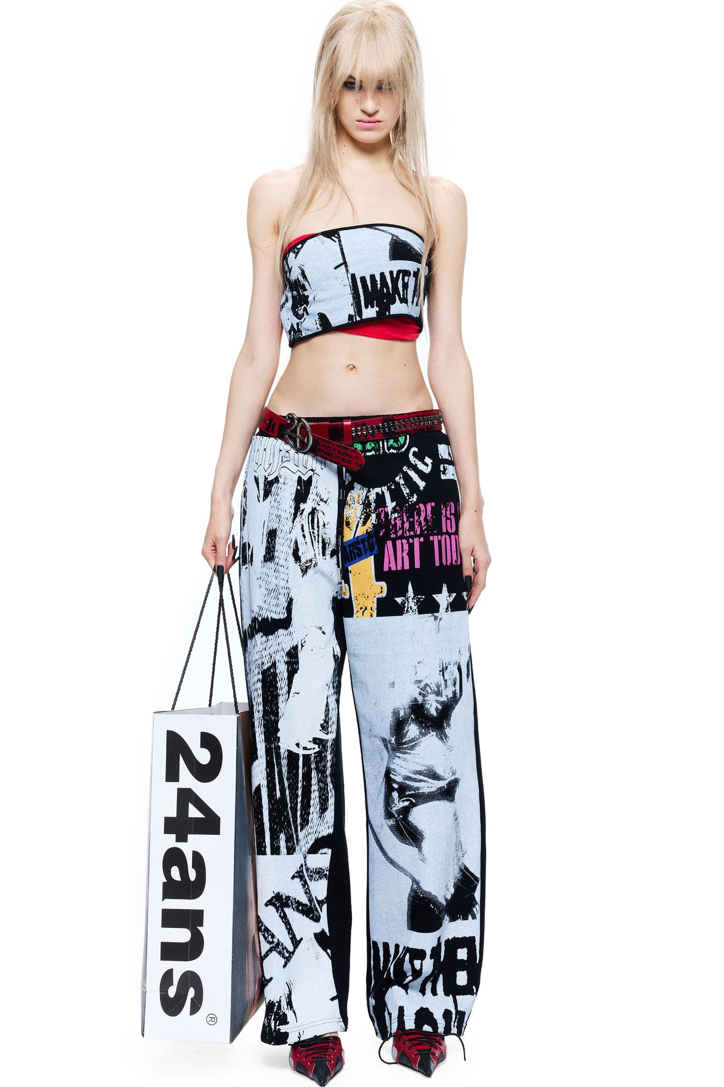 Water Ink Print Laser Burnout Tube Top Set-Up