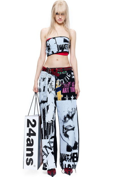 Water Ink Print Laser Burnout Tube Top Set-Up