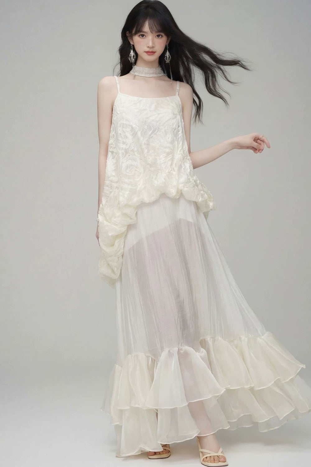 White Rose Two-Piece Set-Up