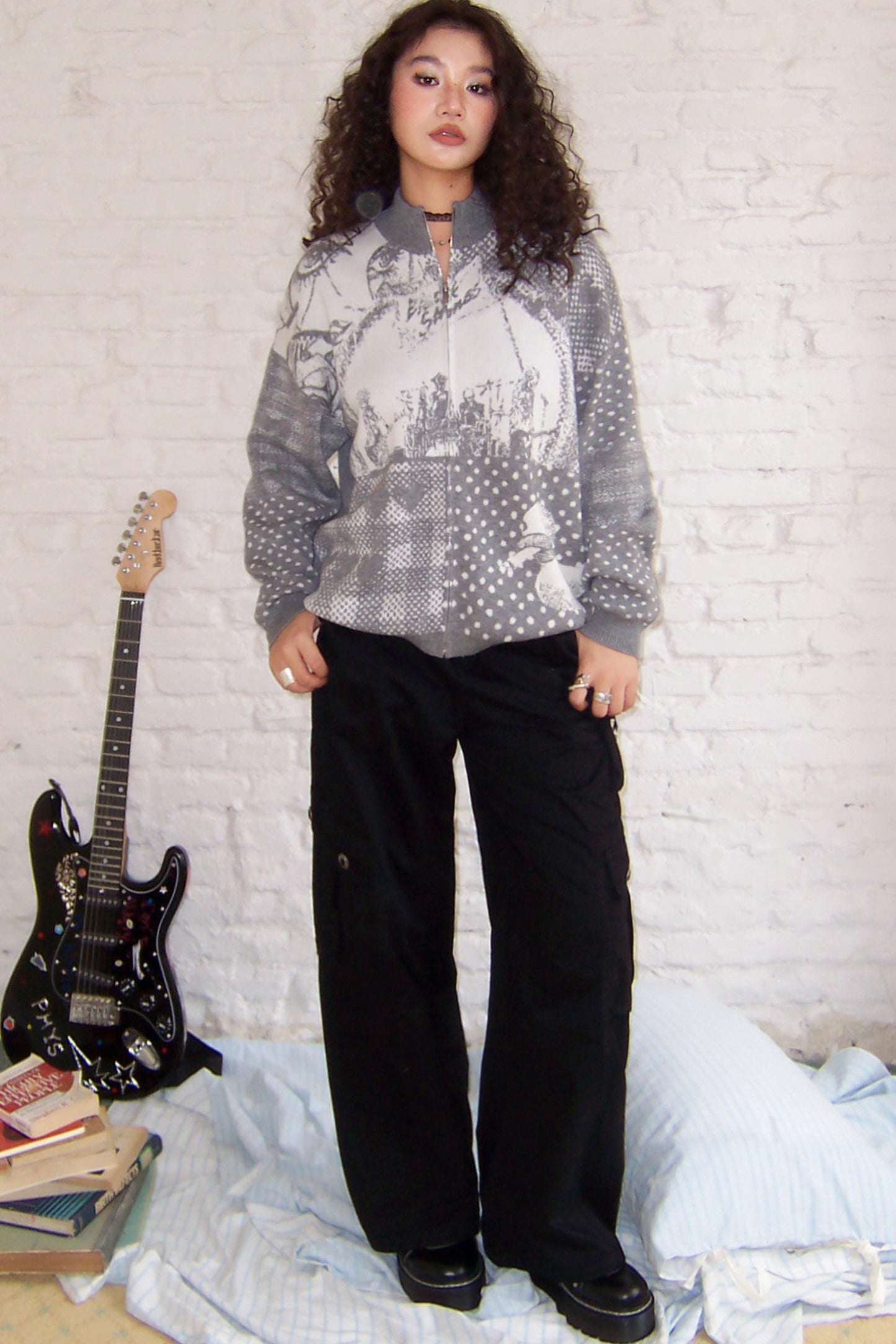 Washed Cotton Workwear Pants