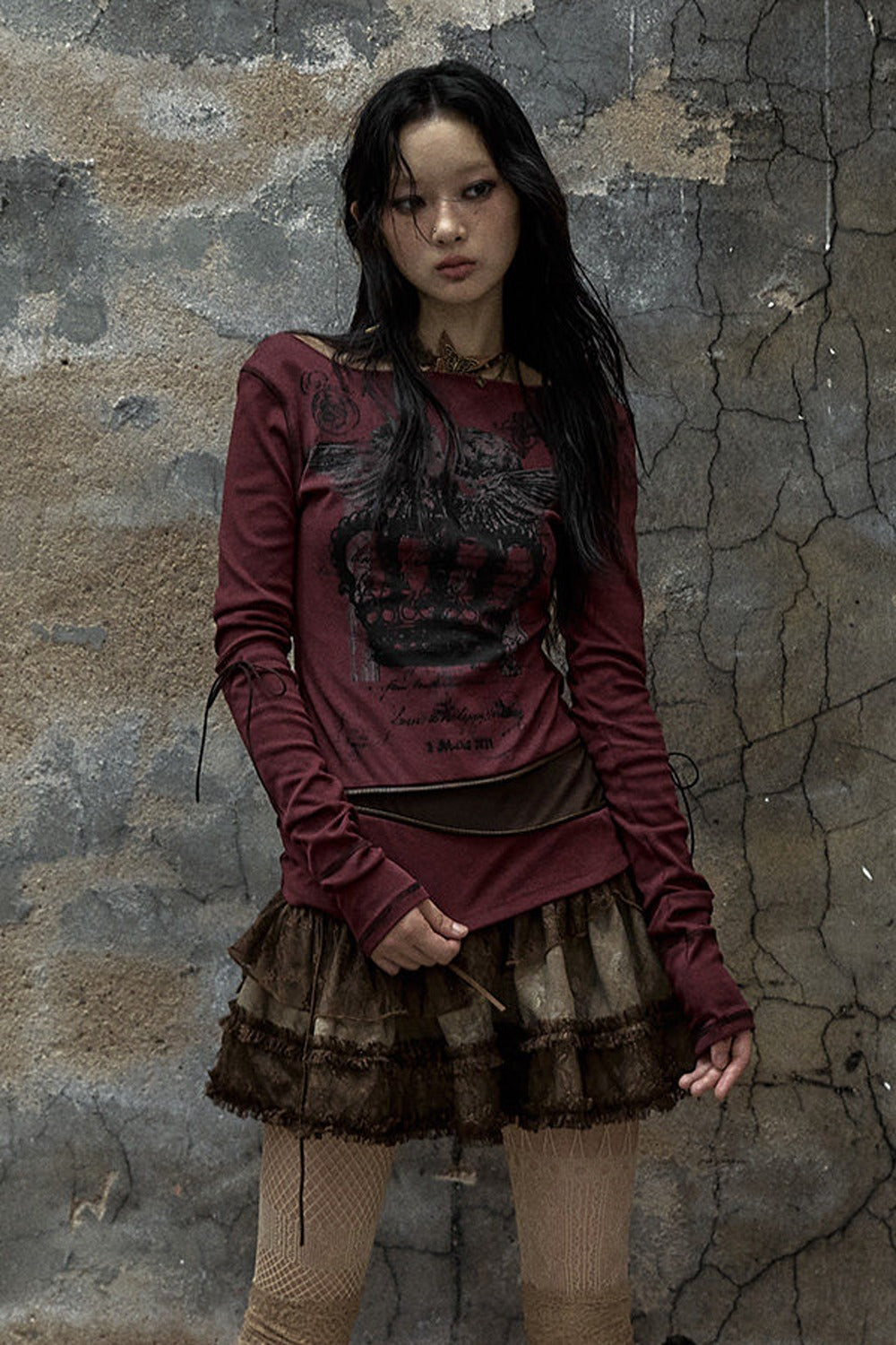 Reversible Striped Knit T-Shirt