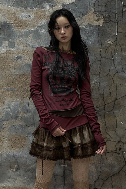 Reversible Striped Knit T-Shirt