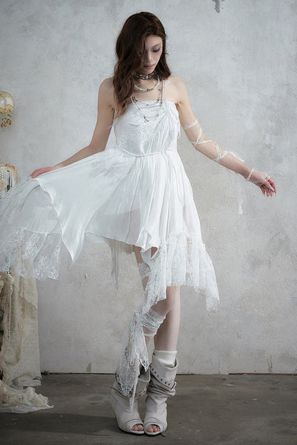 Romantic Lace Chiffon Skirt