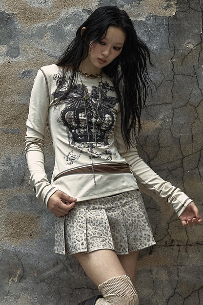 Reversible Striped Knit T-Shirt