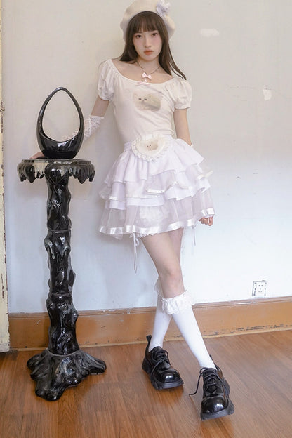 Gonna principessa cuore d'angelo
