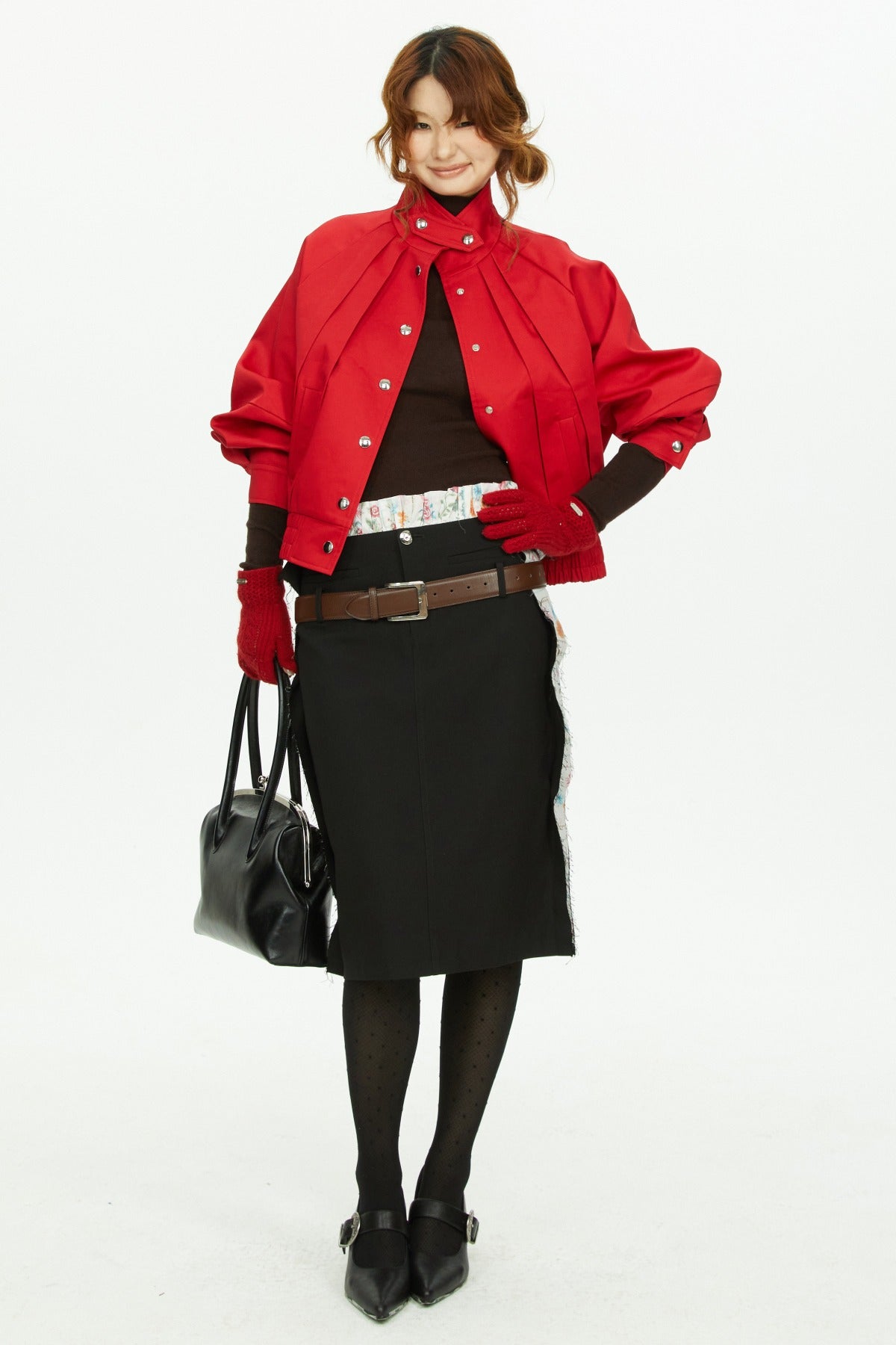 Red Padded Flight Jacket