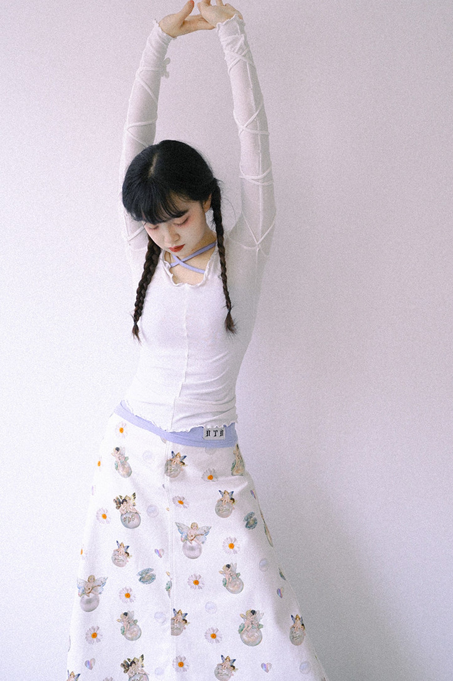 Butterfly Cross Strap Knit Camisole