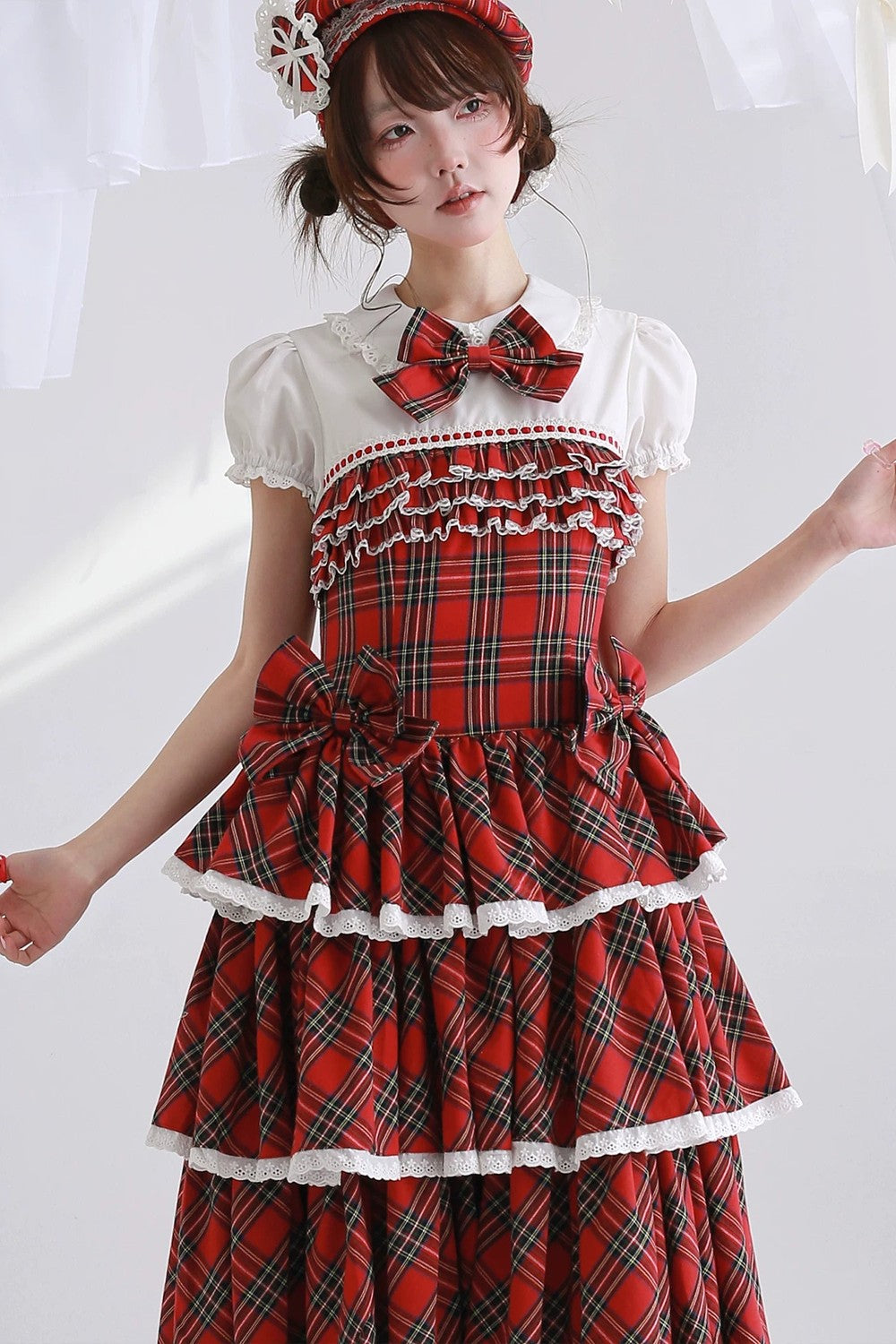 Showa Retro Red Lolita Dress