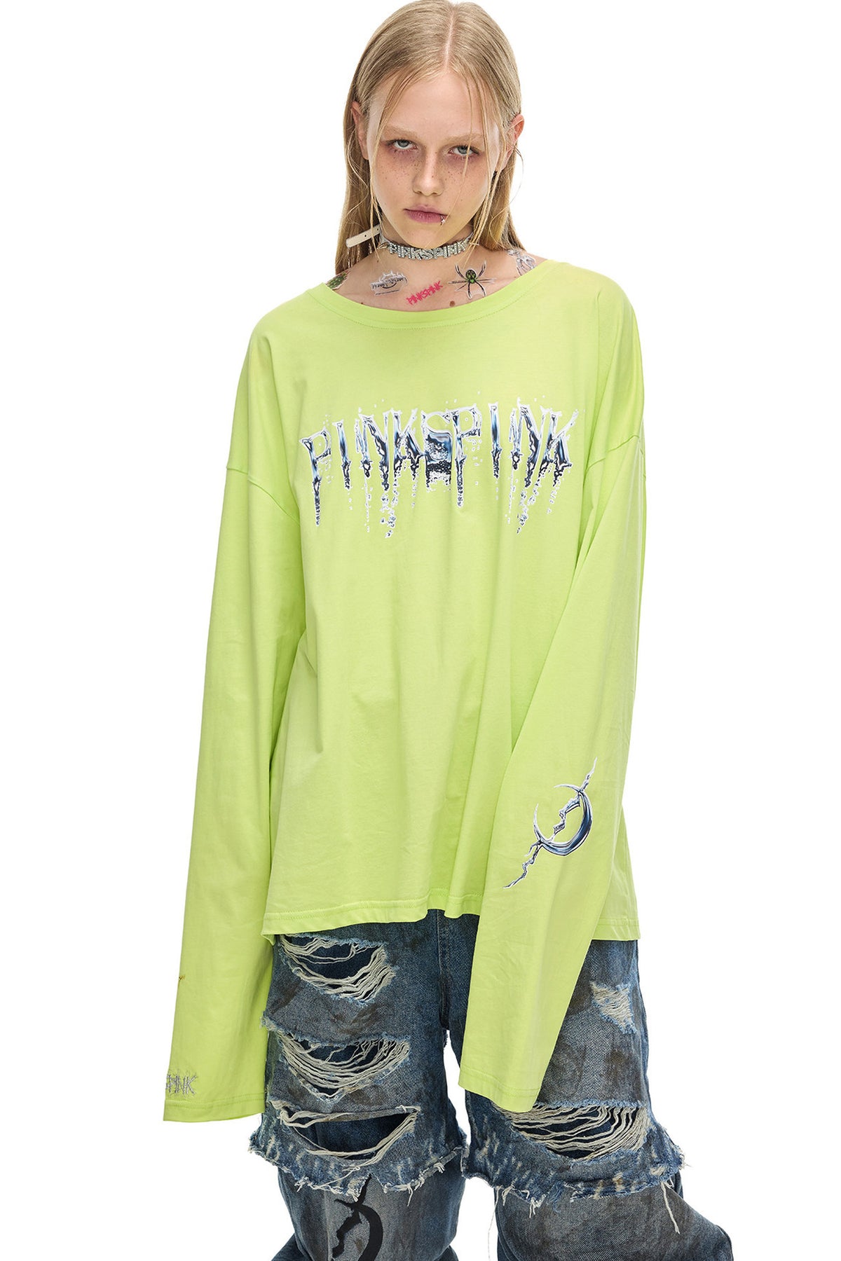 Punk-T-Shirt im Light-Subkulturstil