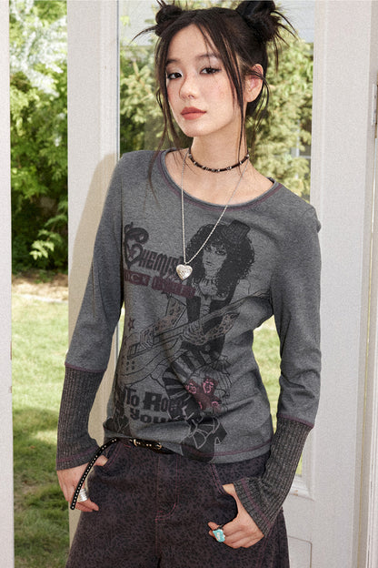 Punk Records Patchwork Top