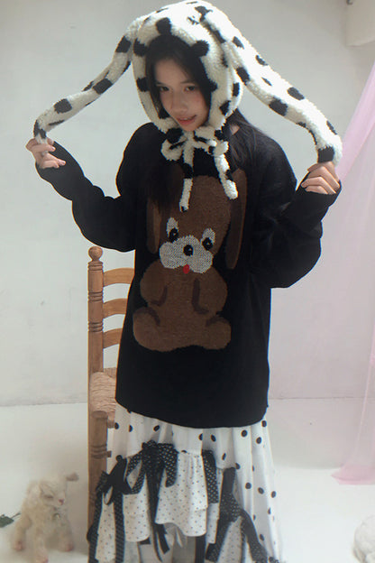 Maglione da fiaba con cucciolo