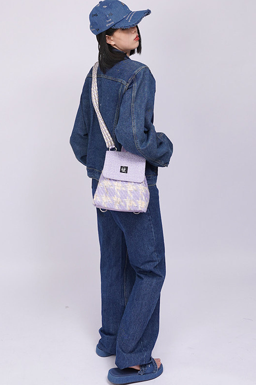 Y2K Furry Crossbody Backpack