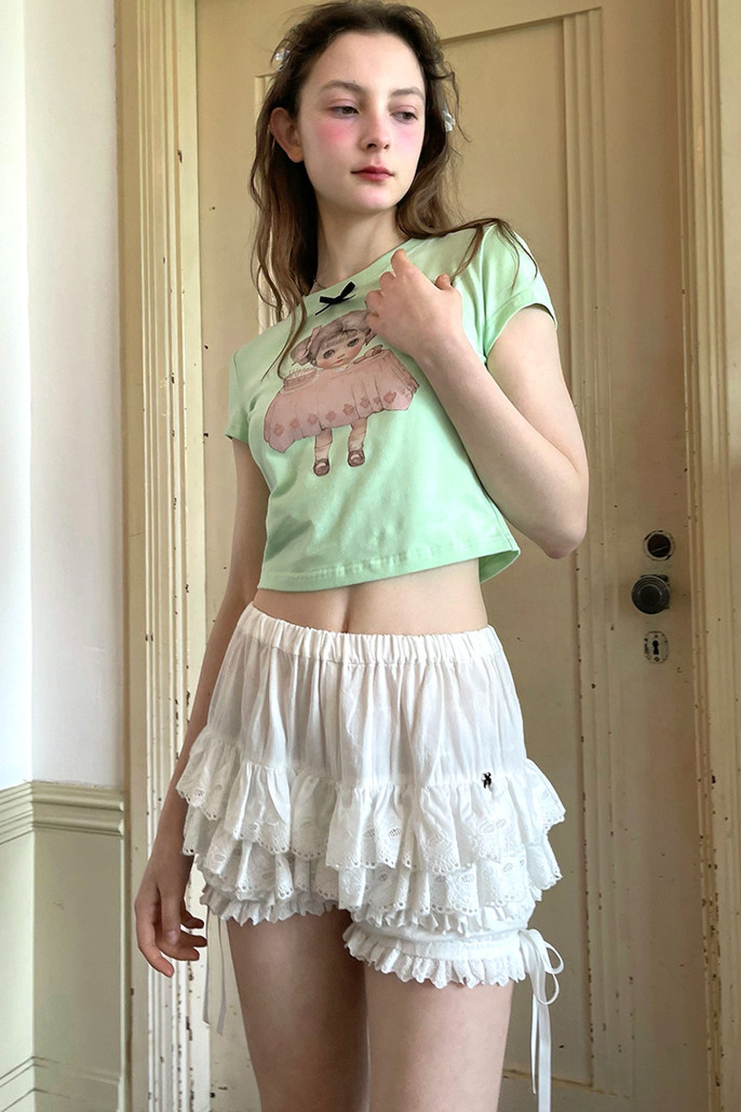 Cute Doll Short-Sleeved T-Shirt