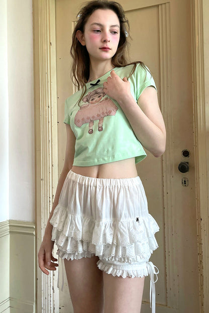 Cute Doll Short-Sleeved T-Shirt