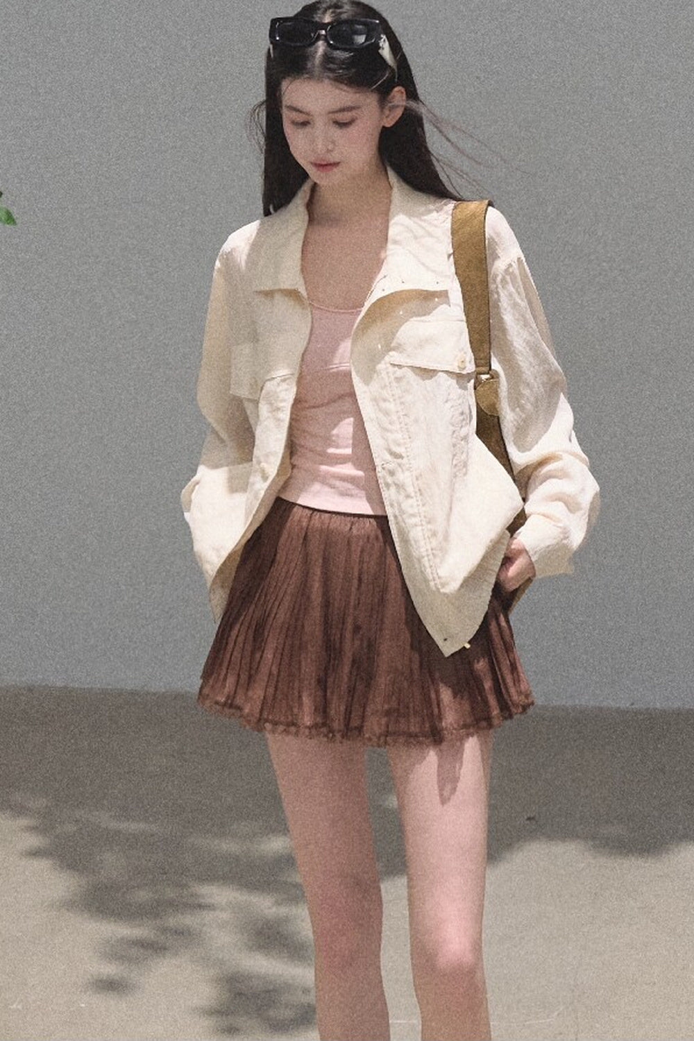 Longing Chiffon Pleated Skirt